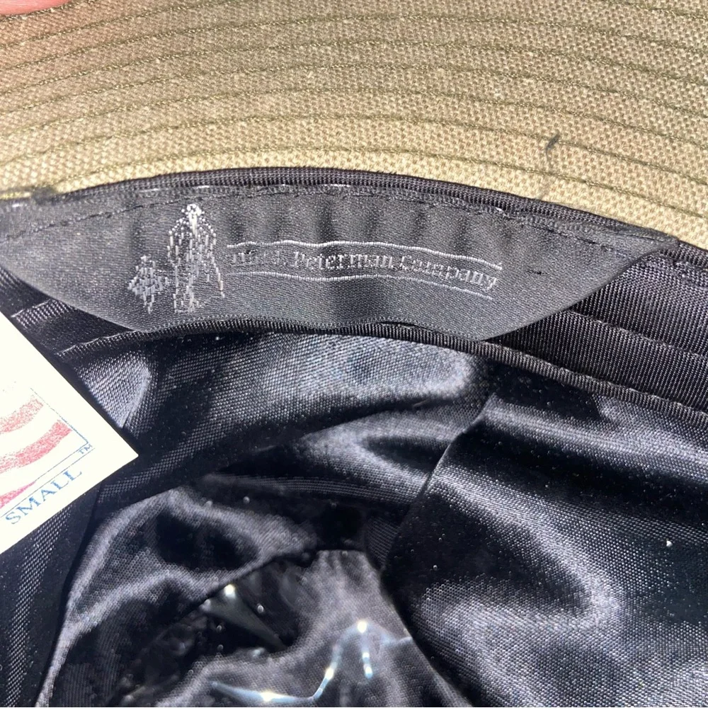 J Peterman Co Hat Mens Small Made In The USA Vintage Outback Safari Outdoors